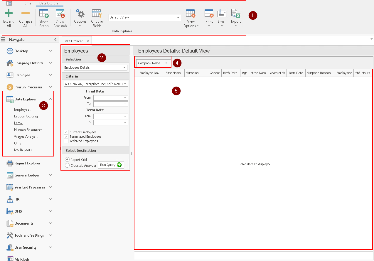 The Data Explorer Desktop